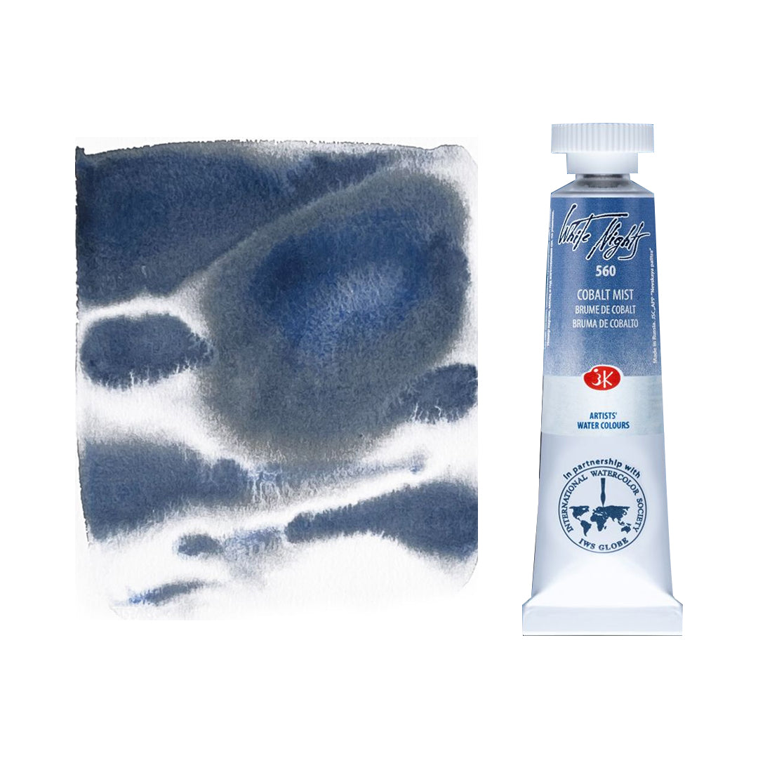 White Nights Granulating Watercolour Tubes 10ml – 33 Individual Shades