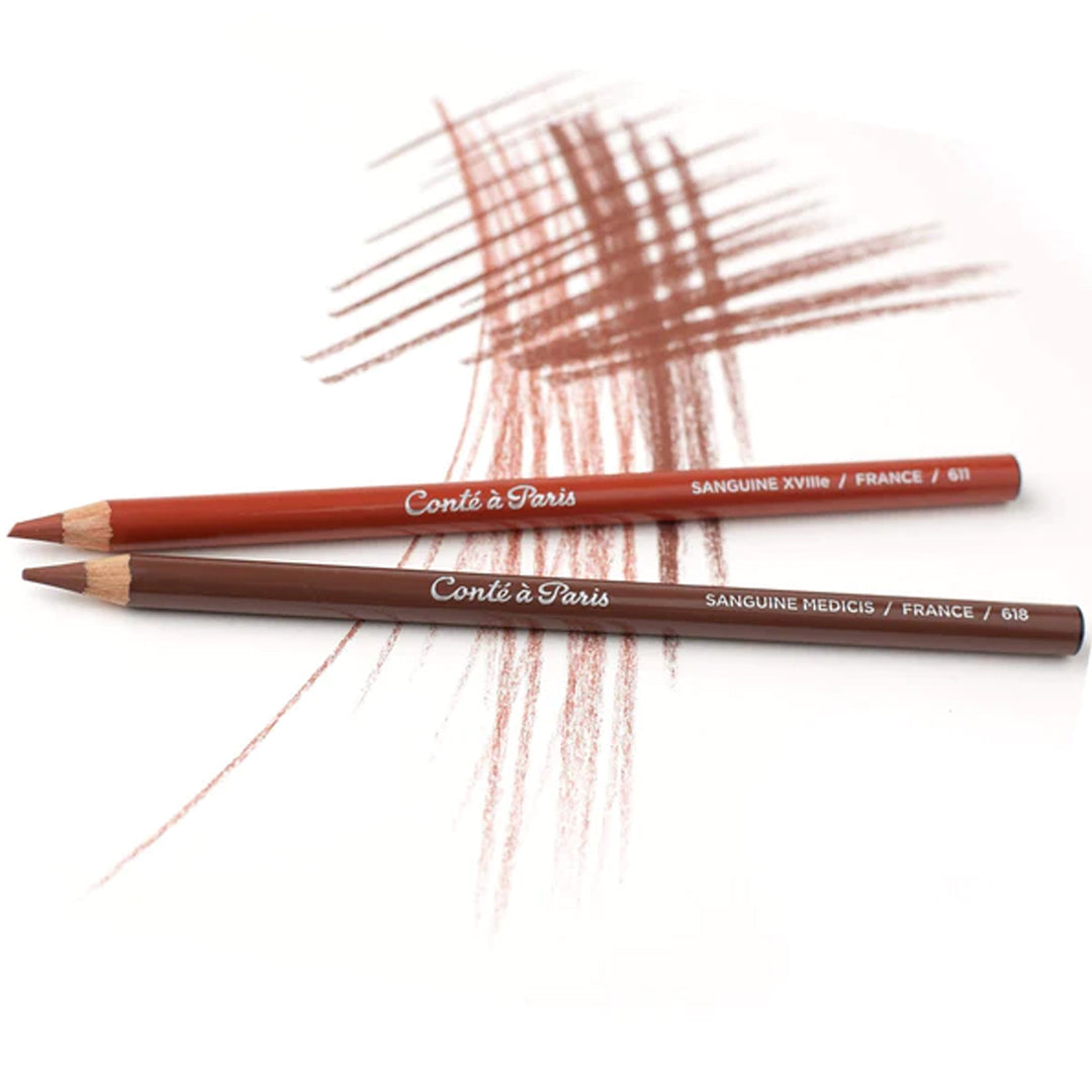 Conte A Paris Sanguine and Sepia Artist Sketching Pencil Open Stock