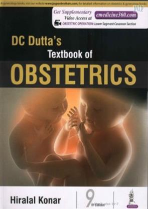 Dc Dutta'S Textbook Of Obstetrics 9Th Edition 2018 - Retail Maharaj