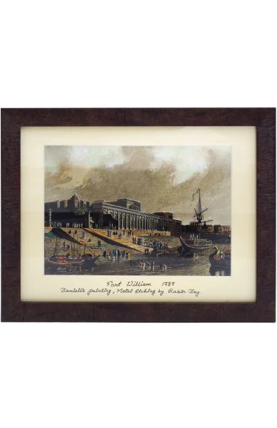 Metal Etched Painting – Fort William - Retail Maharaj