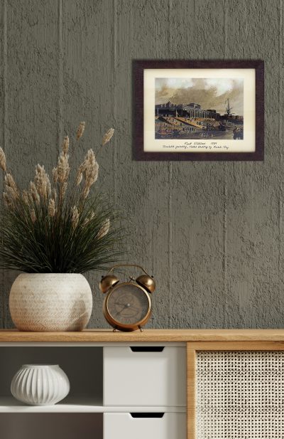 Metal Etched Painting – Fort William - Retail Maharaj