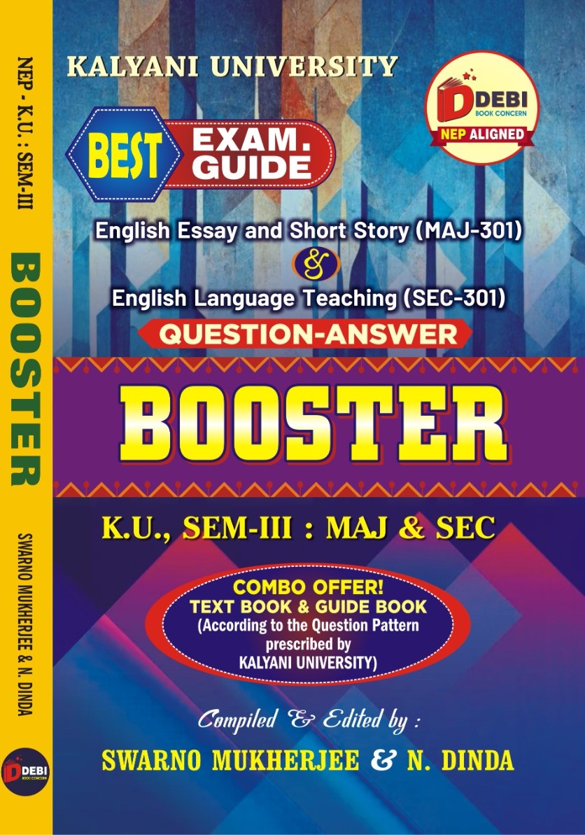 English Essay and Short Story (MAJ-301) and English Language Teaching (SEC-301) Question-Answer BOOSTER K.U. Semester-III:MAJ& SEC (English Version) - Retail Maharaj