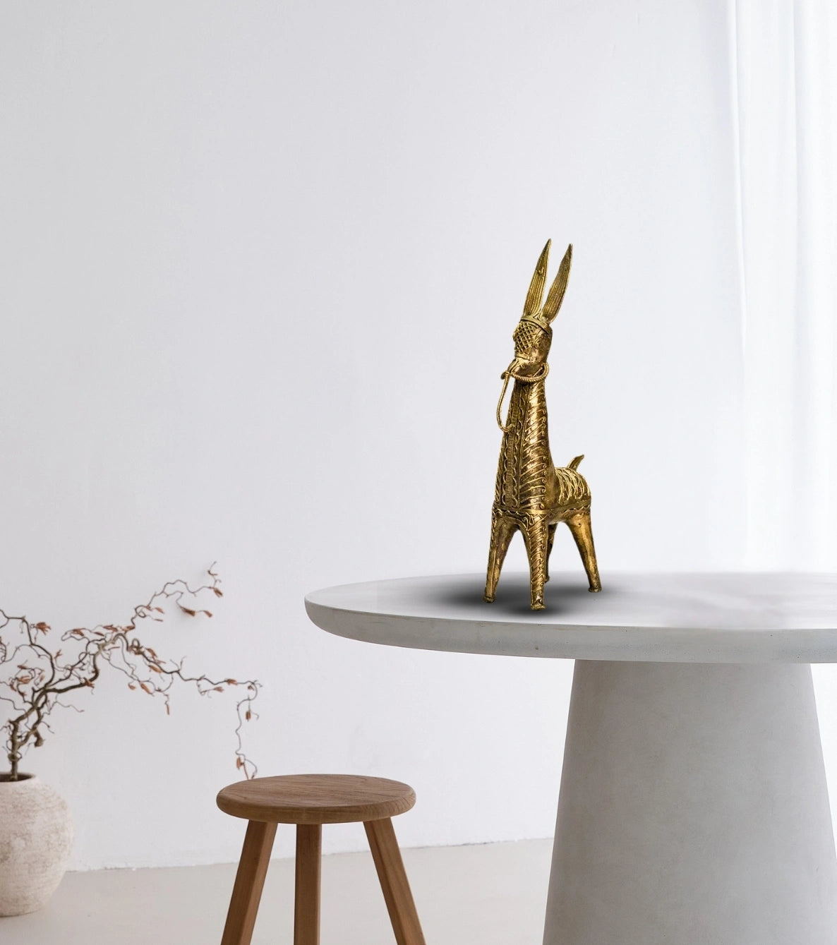 Dokra Bankura Horse | Handcrafted Brass Figurine – Traditional Dhokra Art - Retail Maharaj