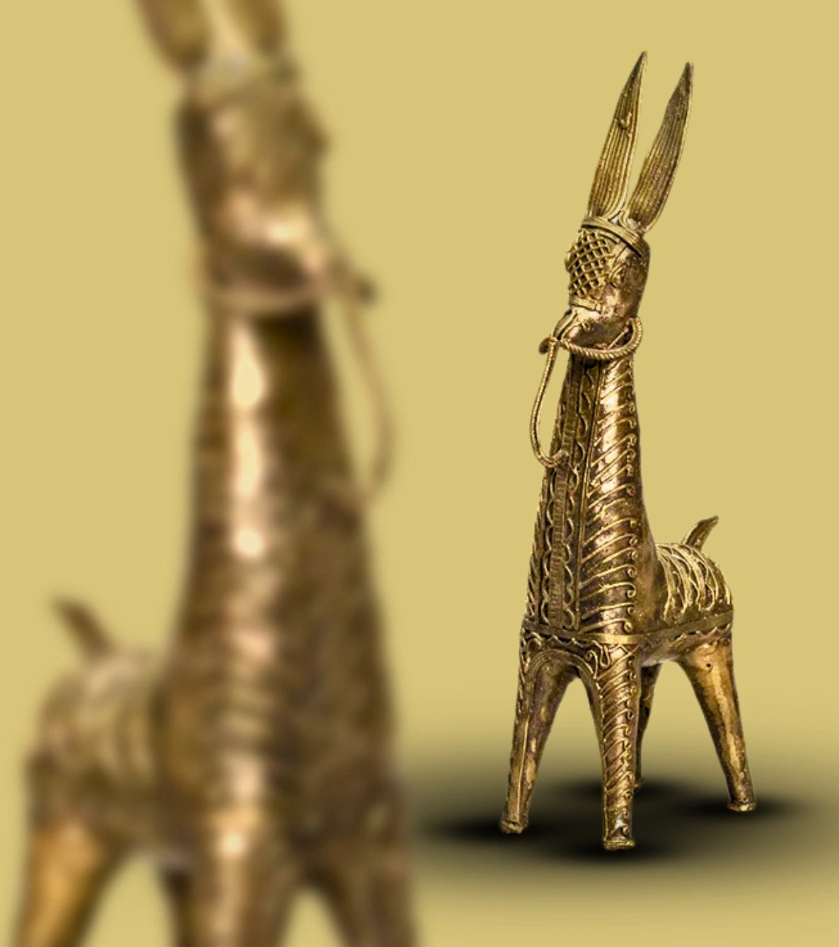 Dokra Bankura Horse | Handcrafted Brass Figurine – Traditional Dhokra Art - Retail Maharaj