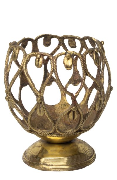 Dokra Pen Stand – Netted - Retail Maharaj