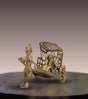 Dokra Rickshaw | Handcrafted Brass Figurine – Traditional Dhokra Art - Retail Maharaj