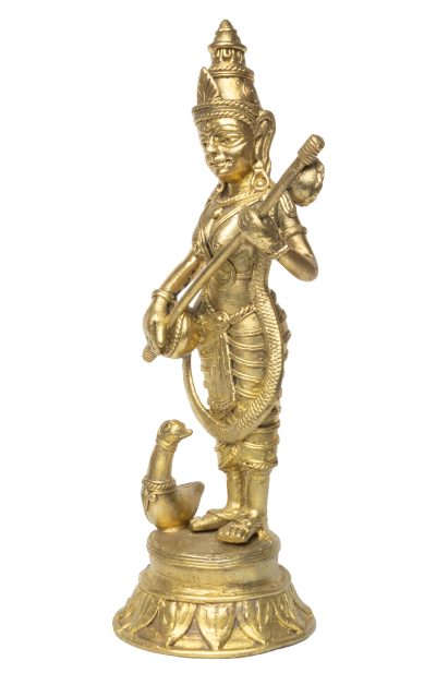 Dokra Table Top Saraswati – Ajanta - Retail Maharaj