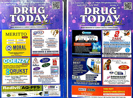 Drug Today ( Vol - I & II ) April 2025 - July 2025 - Retail Maharaj