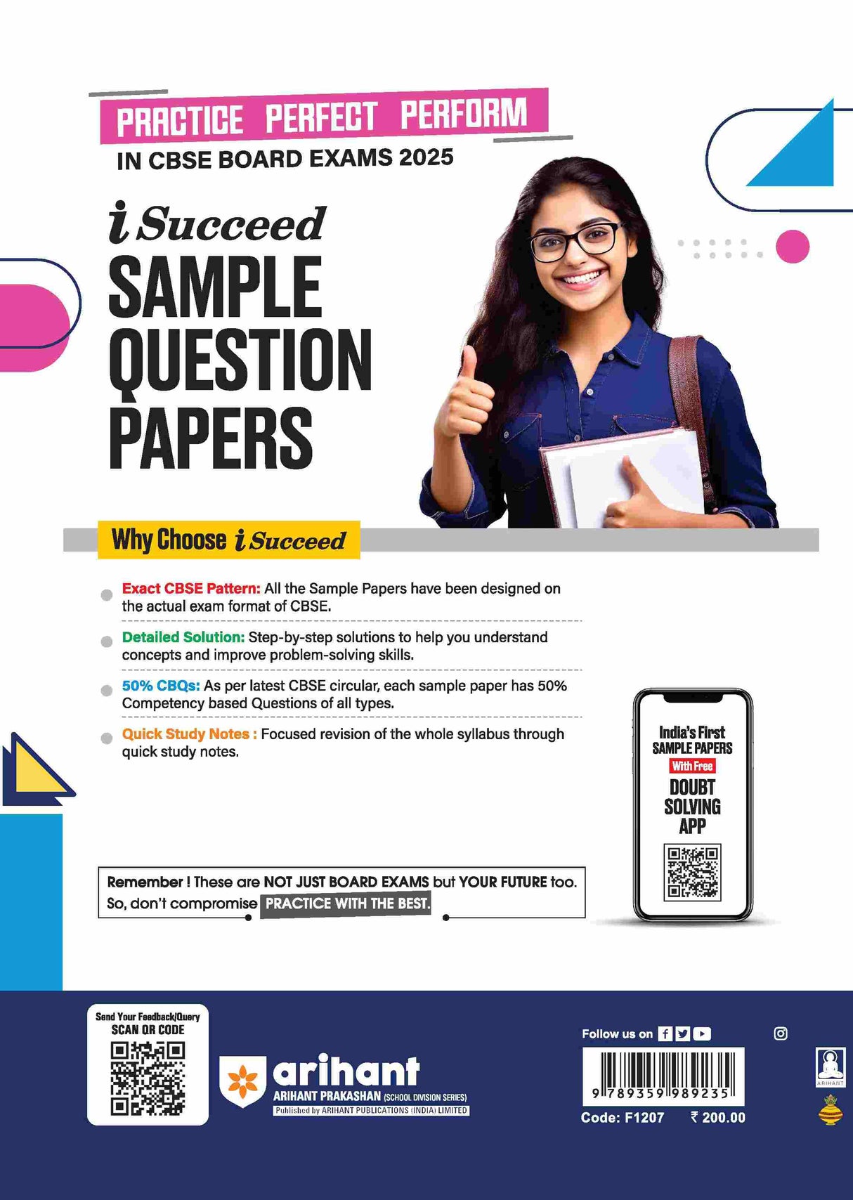 i-Succeed CBSE Mathematics Class 9th | 10 Sample Question Papers | For CBSE Exams 2025 - Retail Maharaj