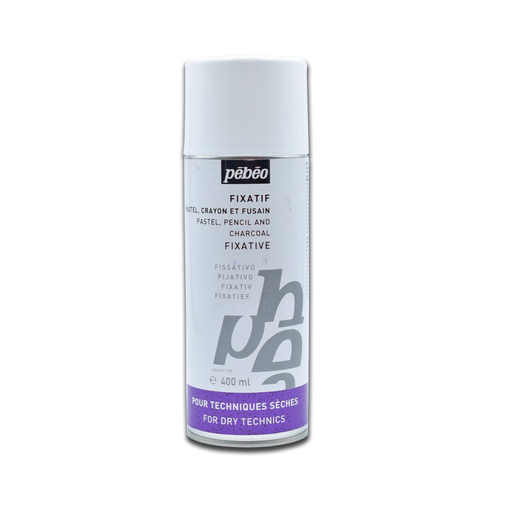 Pebeo Extra Fine Fixative Spray for Pastel, Pencil & Charcoal – 400 ml