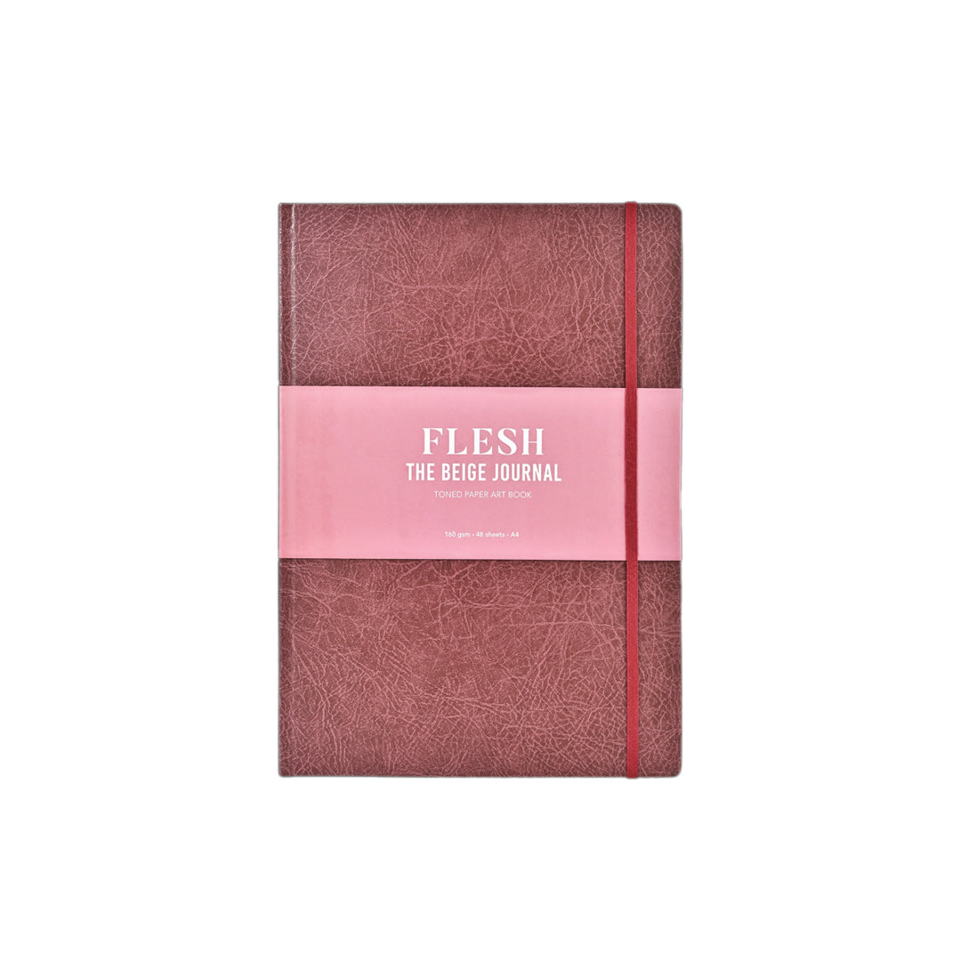 Scholar Flesh Toned Beige Paper Journal Sketchbook 160 GSM Hardcover - Retail Maharaj