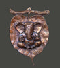 Casting Black Metal Ganesha on Peepal Leaf Wall Hanging – Handcrafted Eco-Friendly Blessings - Retail Maharaj