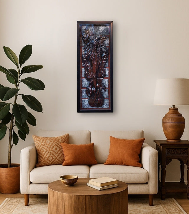 Abstract Tribal Flame Wall Art - Retail Maharaj
