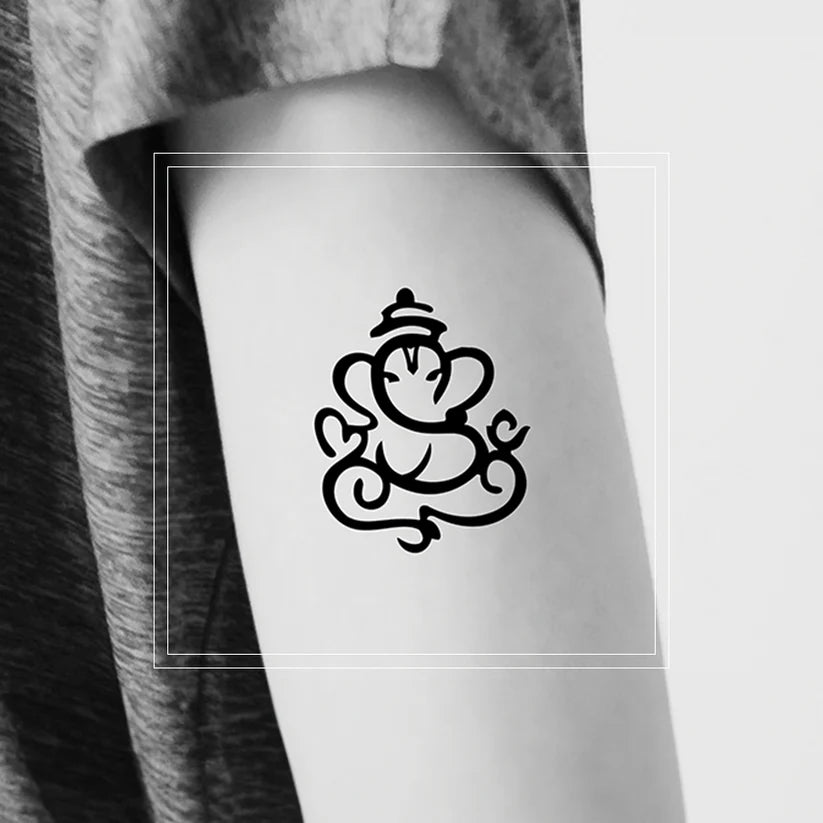 Temporary Tattoo - Ganpati - Retail Maharaj