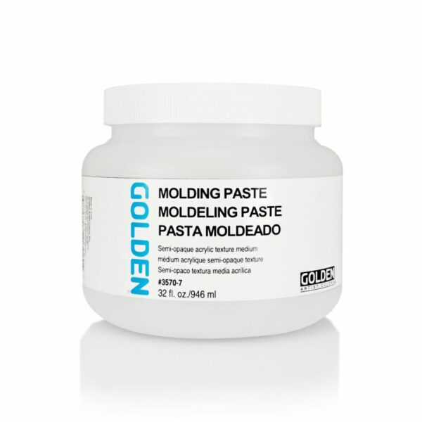 Golden Molding Paste Acrylic Texture Medium for Surface Building - Retail Maharaj