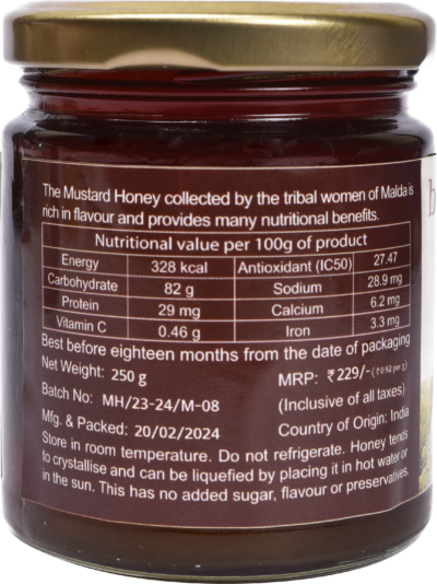 500g Honey from Malda (Mustard & Litchi) – Set of Two Packs - Retail Maharaj