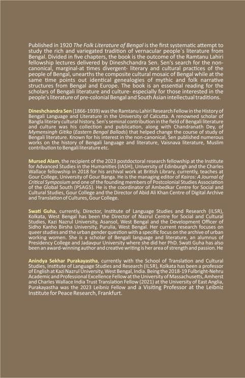 A critical edited version of Folk Literature of Bengal by Dinesh Chandra Sen (English Version) - Retail Maharaj