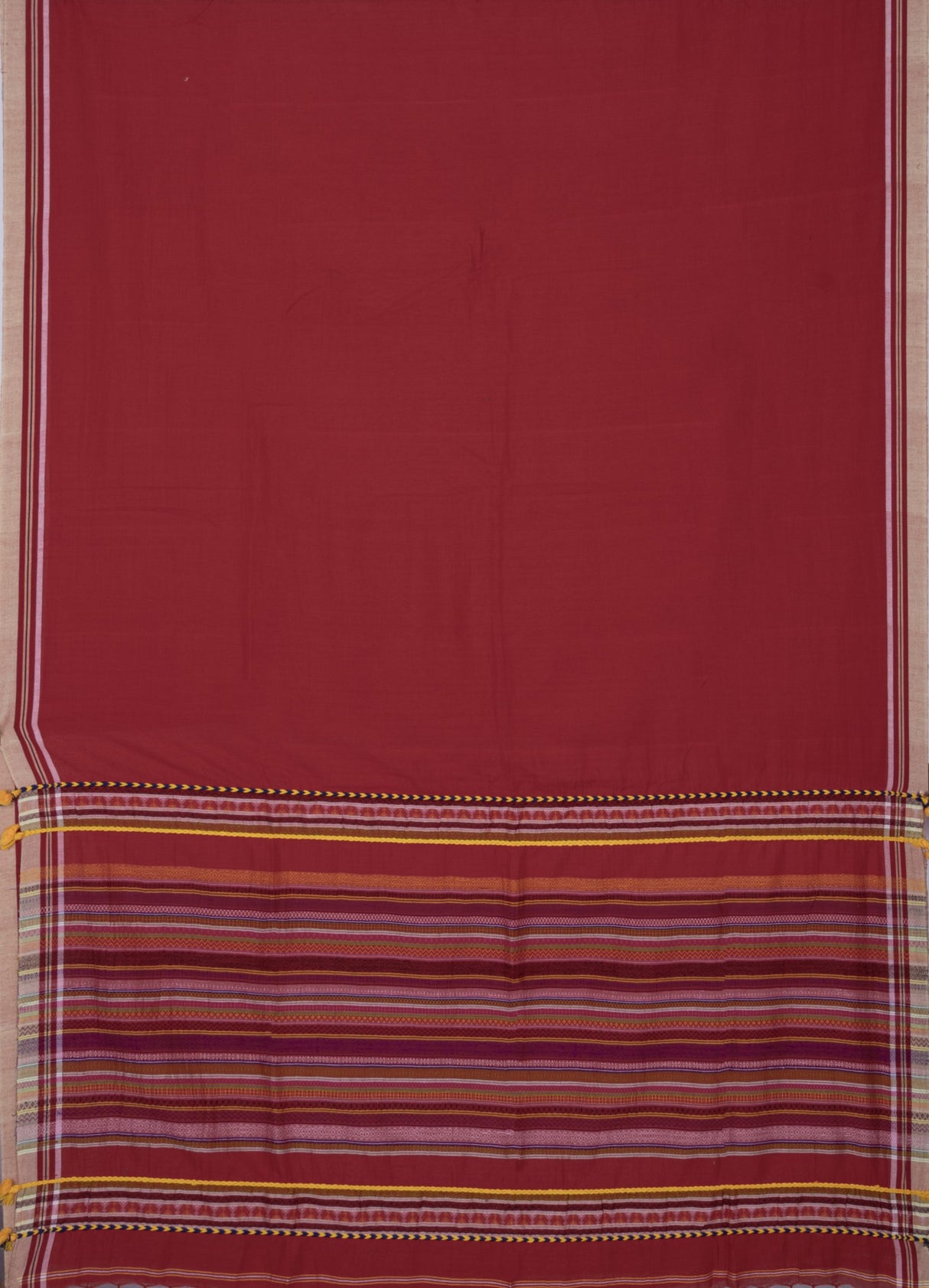 Tangail Cotton Saree – Red - Retail Maharaj