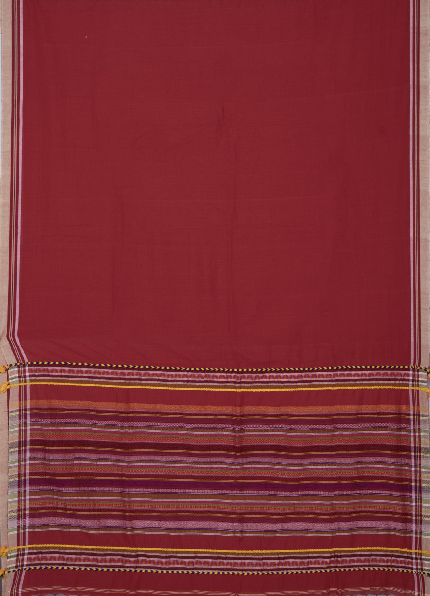 Tangail Cotton Saree – Red - Retail Maharaj