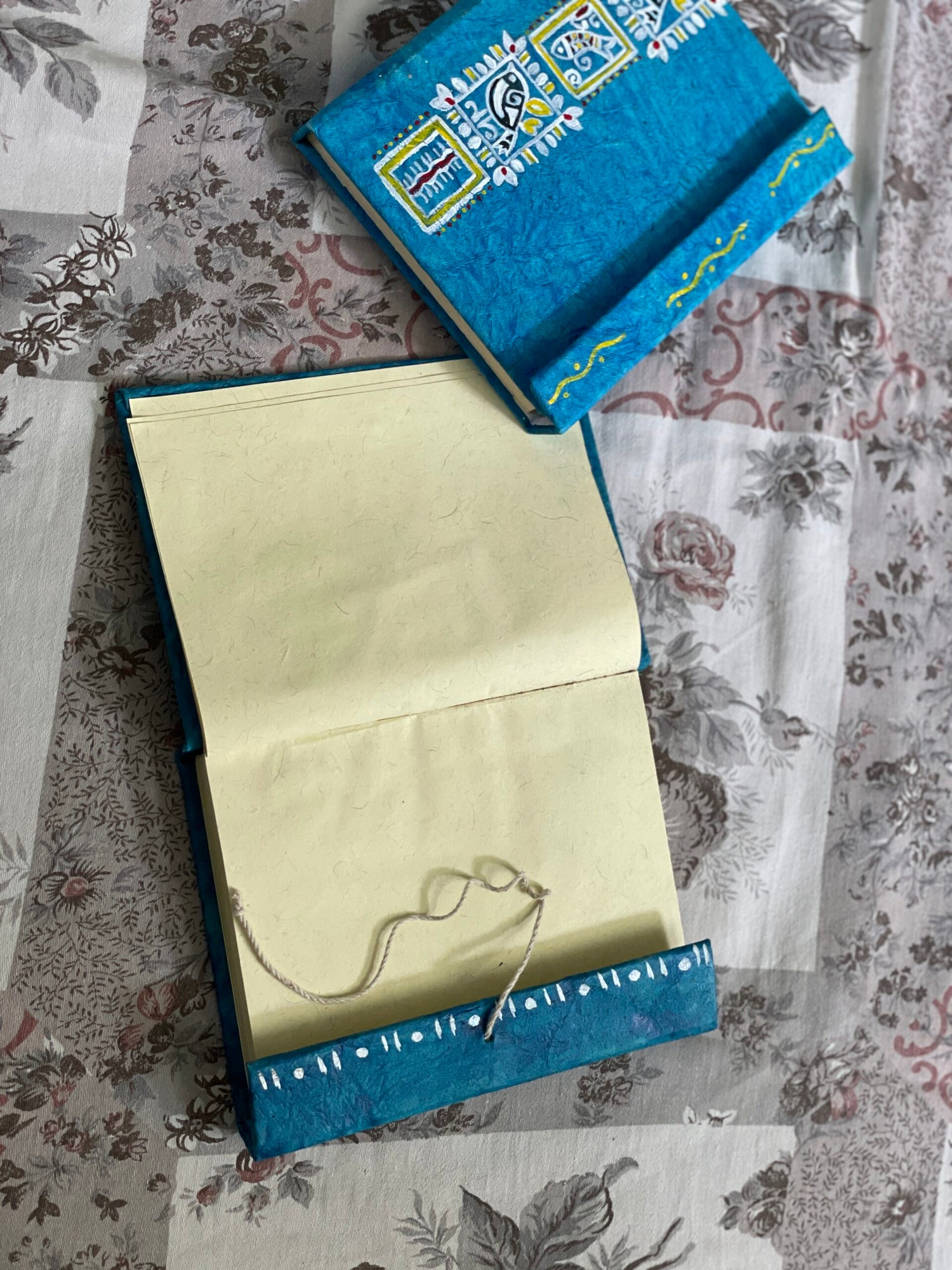 Neel Tara Journal – Ocean of Thoughts | Handmade Turquoise Notebook for Mindful Journaling - Retail Maharaj