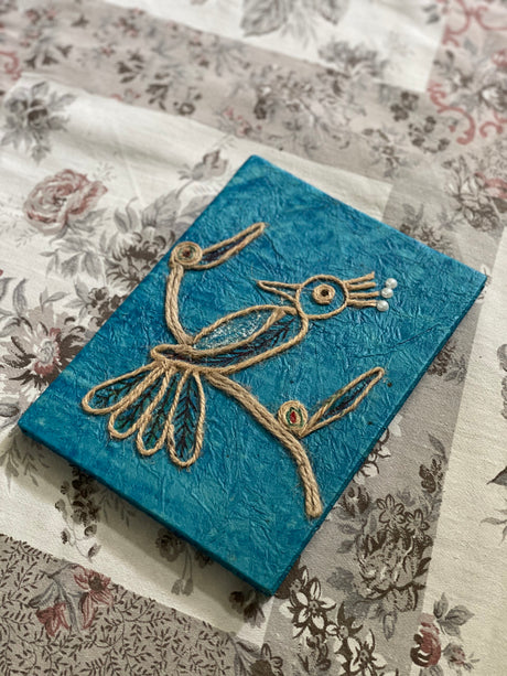 Neel Tara Journal – Ocean of Thoughts | Handmade Turquoise Notebook for Mindful Journaling - Retail Maharaj