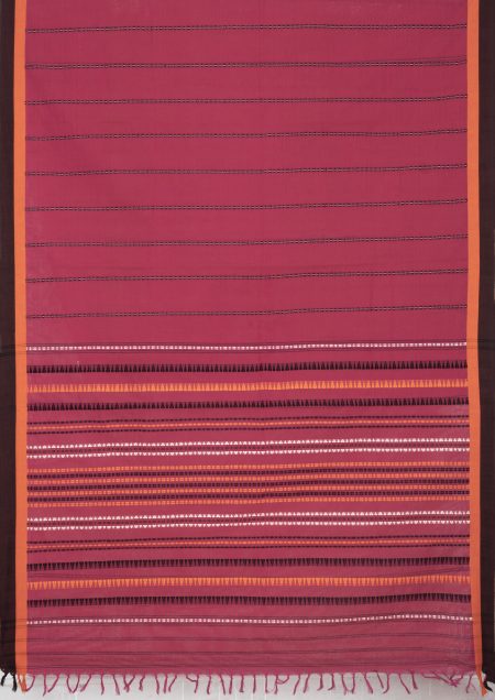 Begumpuri Cotton Saree – Magenta - Retail Maharaj