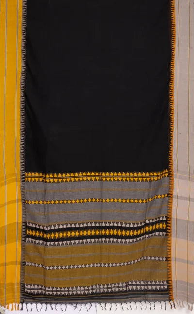 Begumpuri Cotton Saree – Black - Retail Maharaj