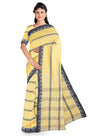 Santipuri Cotton Saree – Pastel Yellow - Retail Maharaj