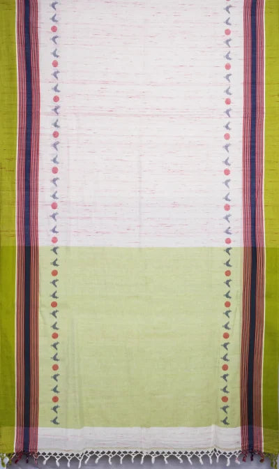 Handwoven Tangail Cotton Saree – Multi Colour - Retail Maharaj