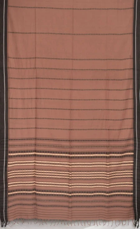 Begumpuri Cotton Saree – Chocolate Brown - Retail Maharaj
