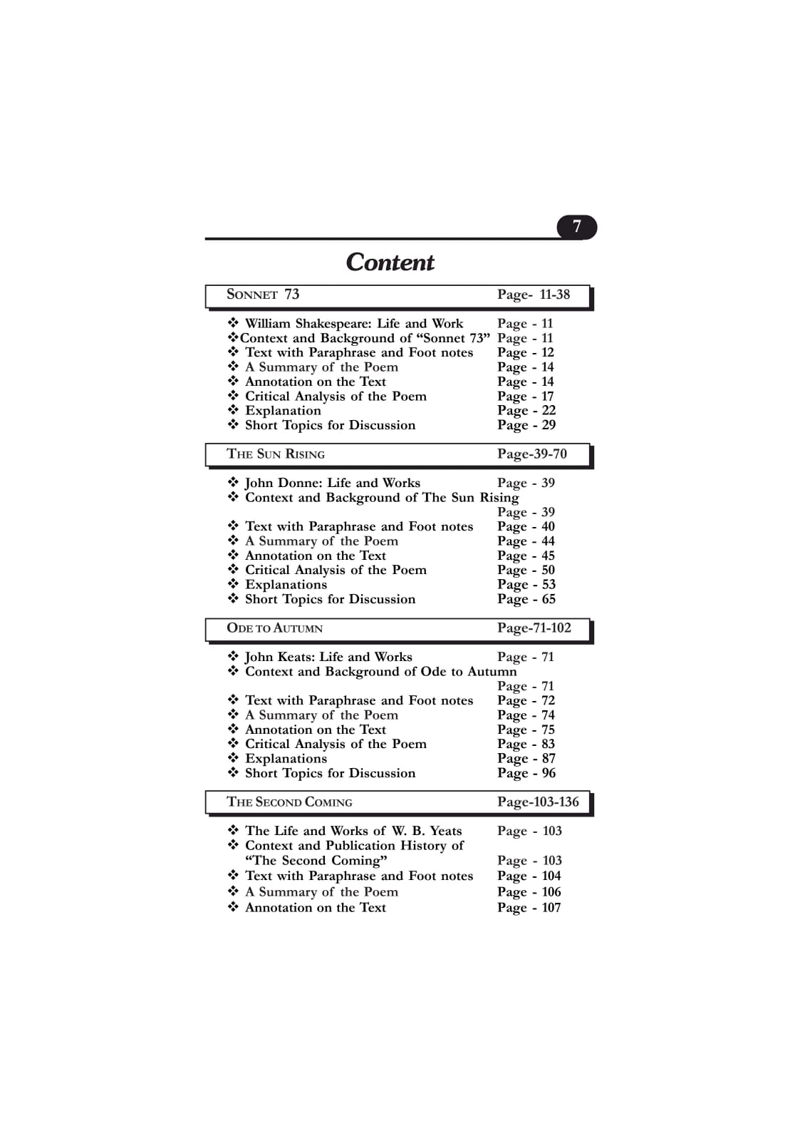 ENGLISH LITERATURE (POETRY) DSC-1/M1 (VOL-1), SEMESTER-1, C.U. (English Version) - Retail Maharaj