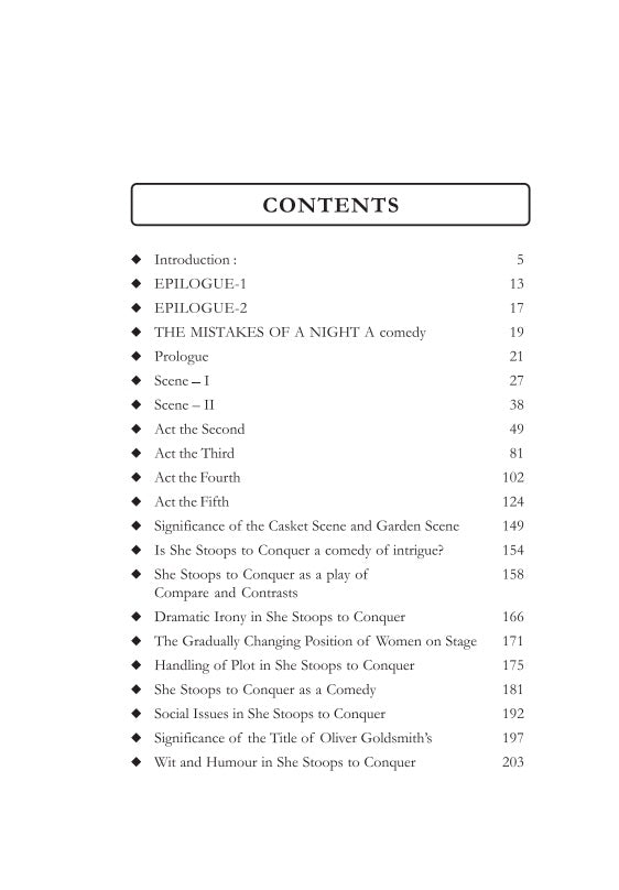 Oliver Goldsmith She Stoops to Conquer (English Version) (Text with Critical)