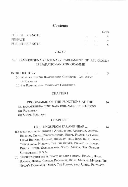 The Religions of the World: Proceedings of the Sri Ramakrishna Centenary Parliament of Religions - Retail Maharaj