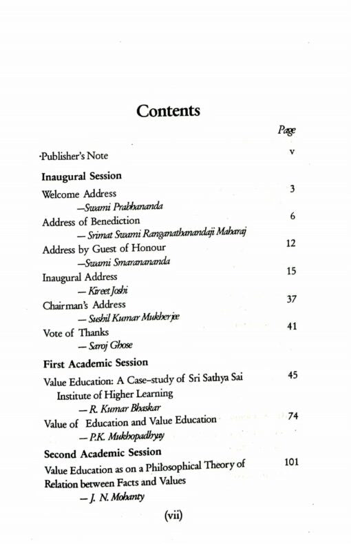 Philosophy and Science of Value Education in the context of Modern India - Retail Maharaj