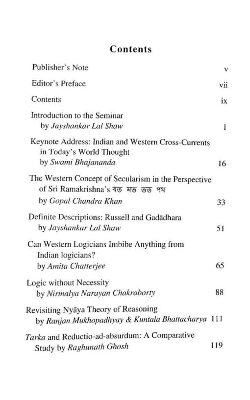 The Relevance of Indian Philosophy to Contemporary Western Philosophy (An Anthology of Seminar Papers) - Retail Maharaj