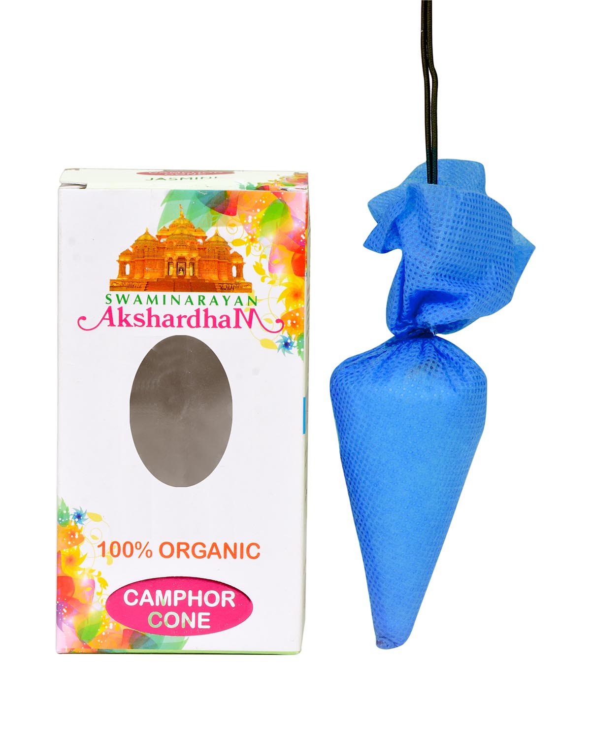 Natural Camphor Cone 3" Cone | 5.5" Box - Retail Maharaj