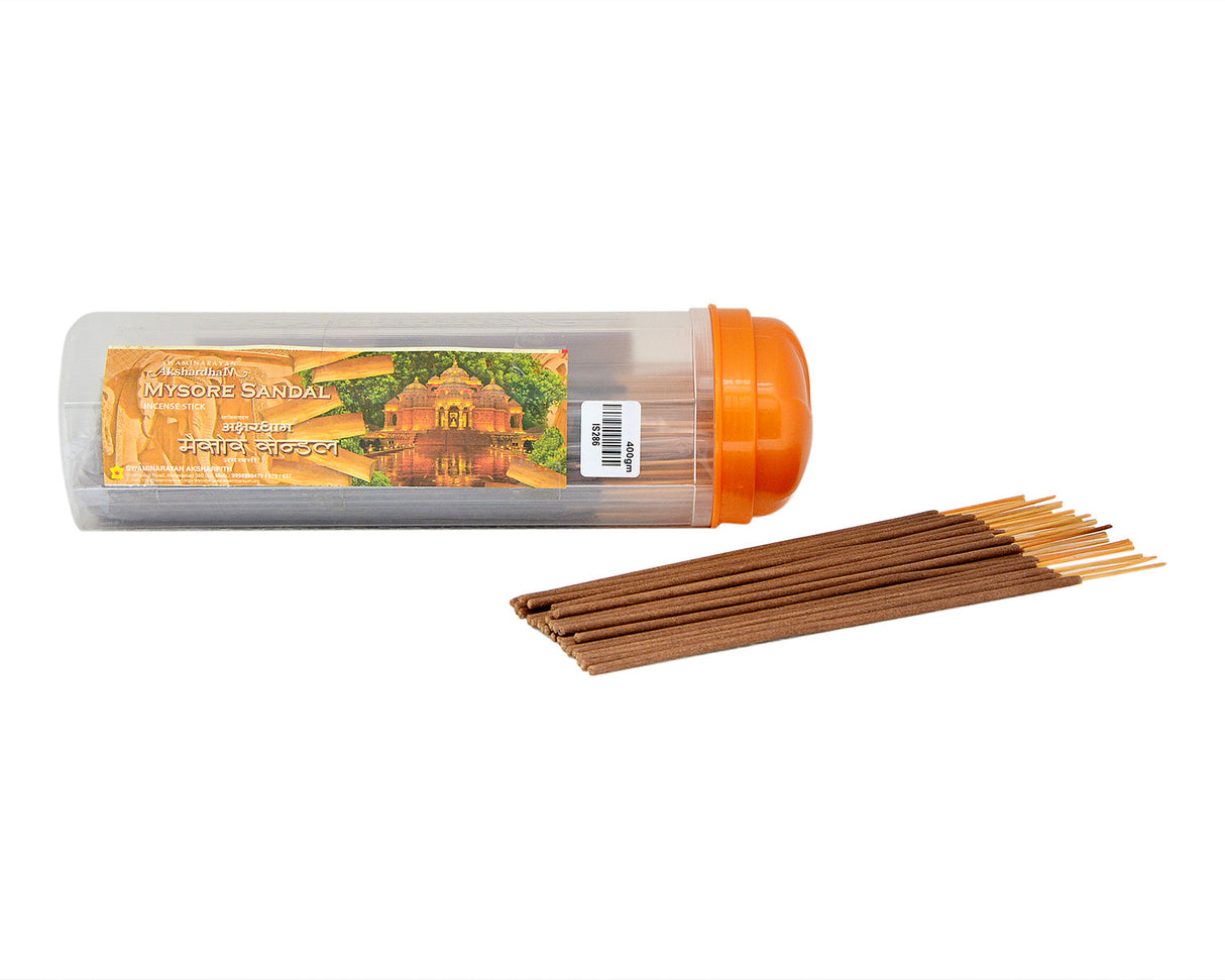 Mysore Sandal (400 GM) 9" Stick | Plastic Container - Retail Maharaj