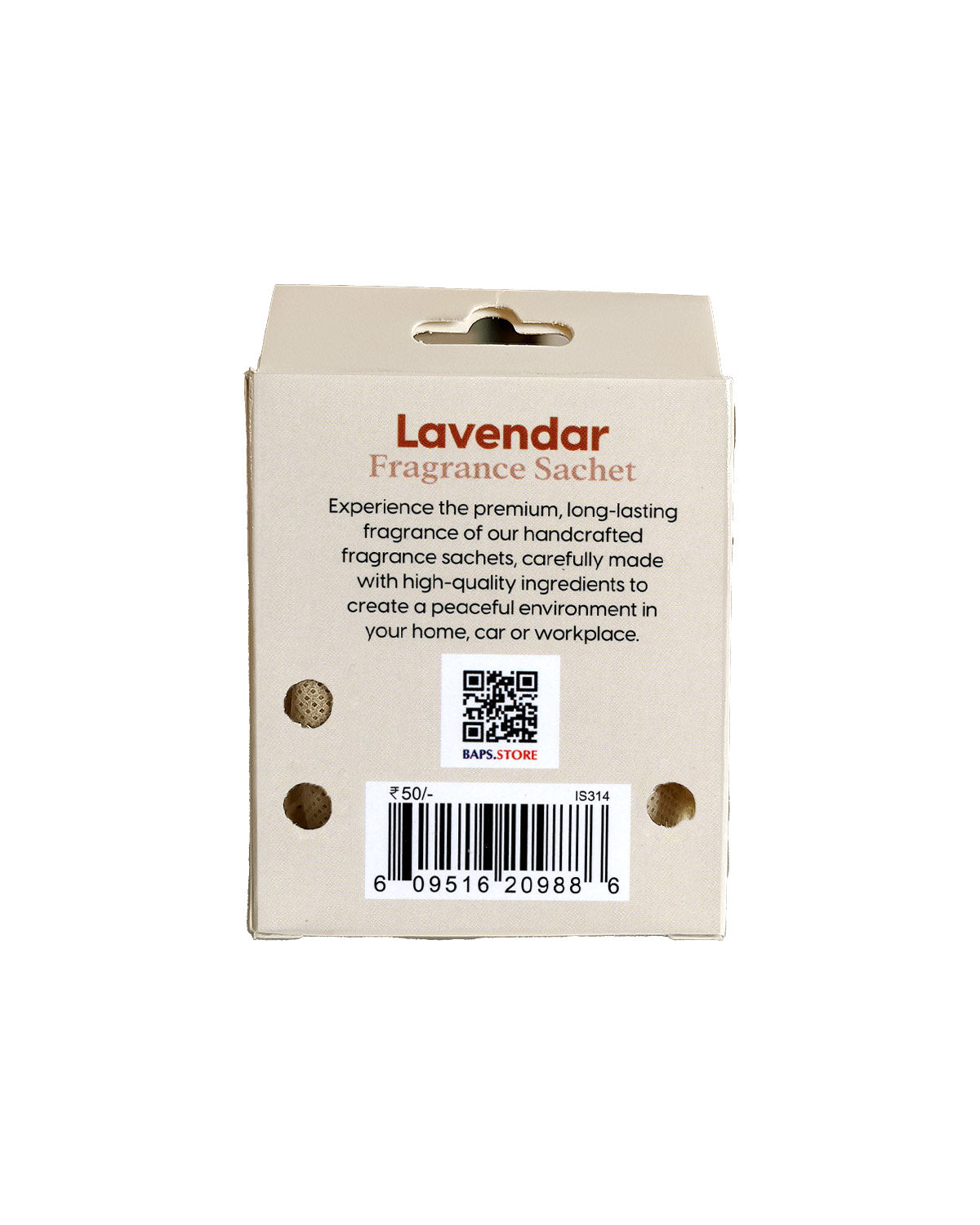 Lavender Fragrance Sachet 4.5" B.O.P Bag
