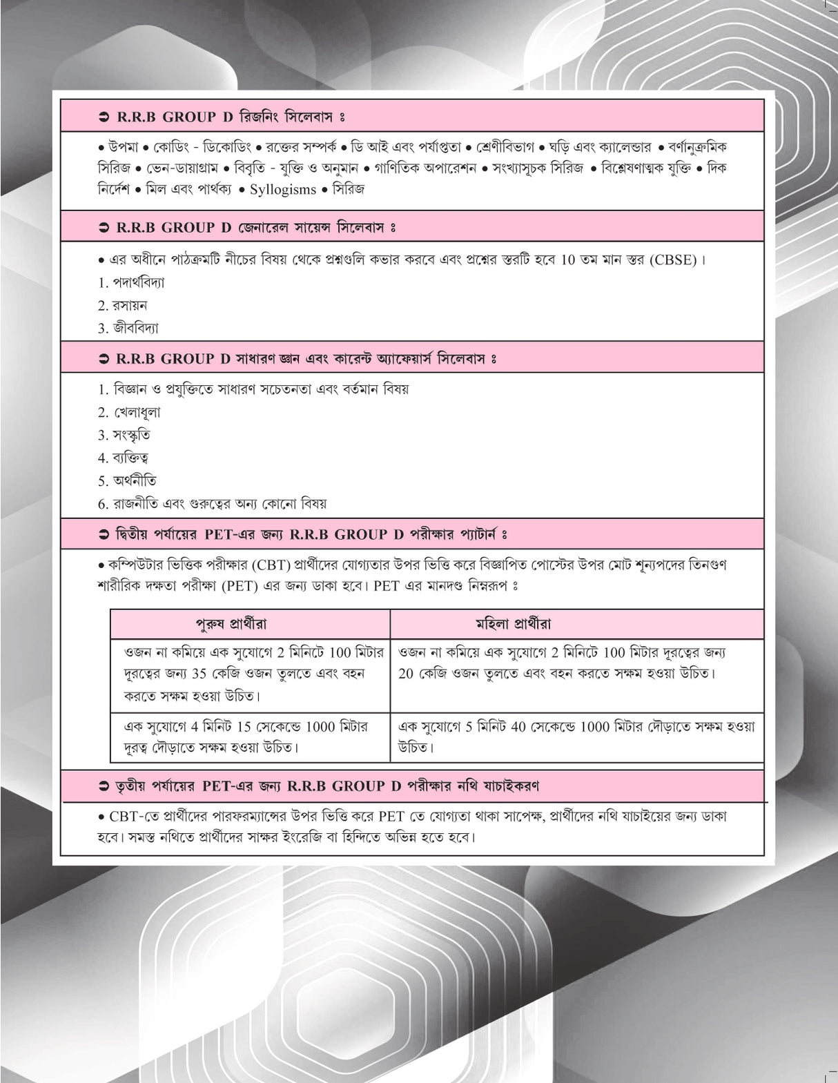 Winners RRB Group-D (Technical & Non-Technical) Practice Set (Byakkhasoho) (Bengali Version) - Retail Maharaj