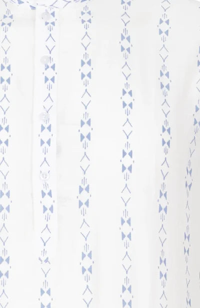 Printed Cotton Kurta - Retail Maharaj