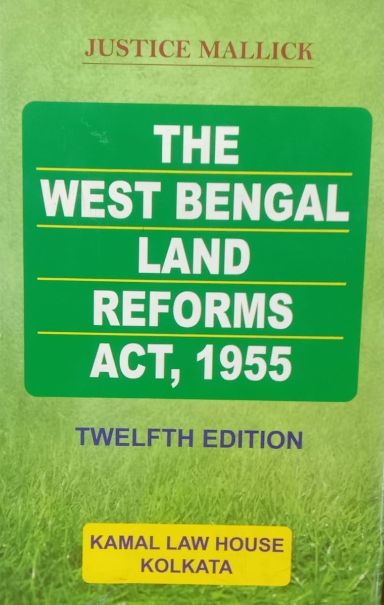 WEST BENGAL LAND REFORMS ACT, 1955 - Retail Maharaj