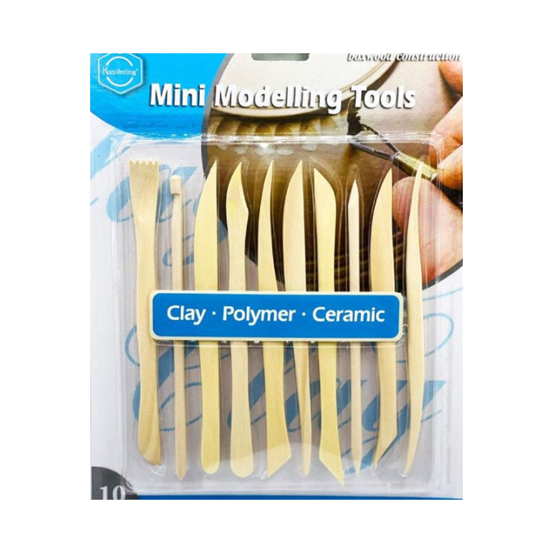 KeepSmiling Mini Modelling Tools for Clay / Polymer / Ceramic – Set of 10