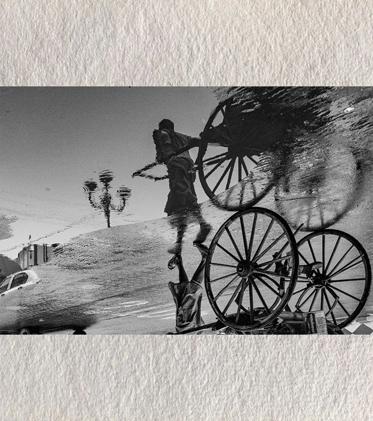 Reflection – Kolkata in Monochrome – Fine Art Photograph by Sayantan Sengupta - Retail Maharaj