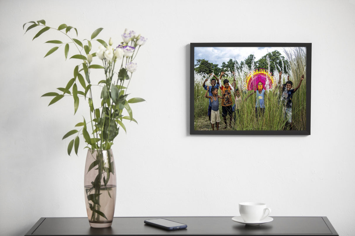 Chhau Mask – Purulia, West Bengal – Limited Edition Fine Art Photograph by Sayantan Sengupta - Retail Maharaj