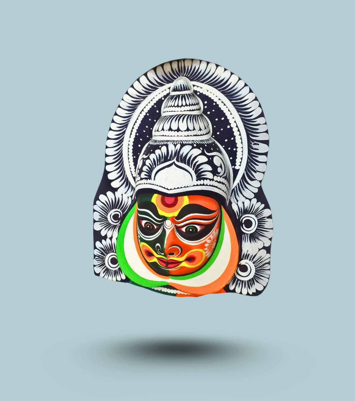 Purulia Chhau Dance Mask – Traditional Mukhos Folk Art from West Bengal - Retail Maharaj
