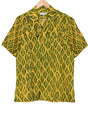 Batik Print Cotton Shirt – Yellow - Retail Maharaj