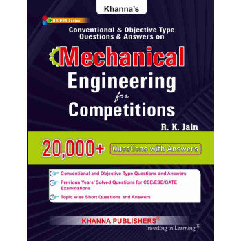 Conventional & Objective Type Questions & Answers on Mechanical Engineering for Competitions (with Guidelines to Interview Preparation and Sample Interviews) - Retail Maharaj
