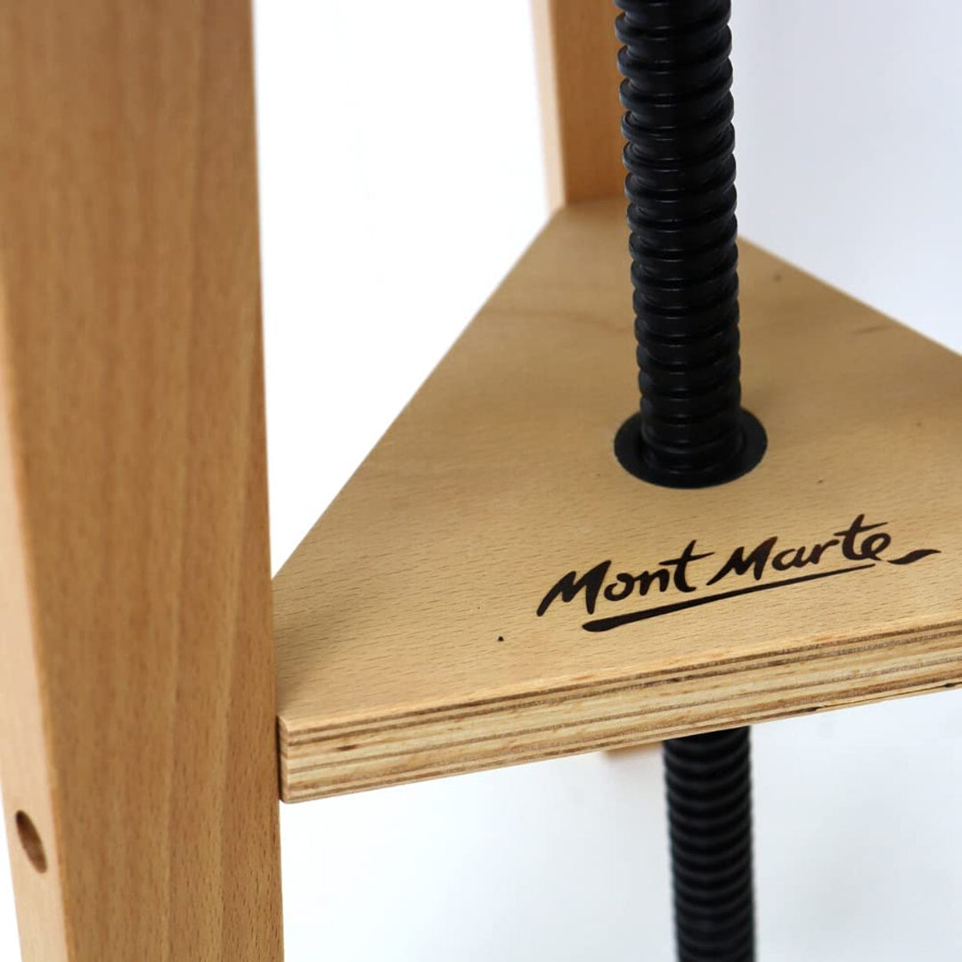 Mont Marte Adjustable Beech Wood Artist Easel Stool