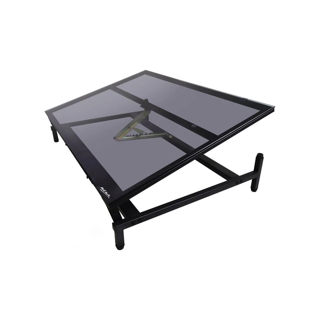 Mont Marte Adjustable Glass Top Desktop Art Drafting Station