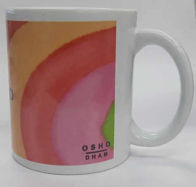 Ceramic Printed Coffee Mug (Live Spontaneously Multi color) - Retail Maharaj
